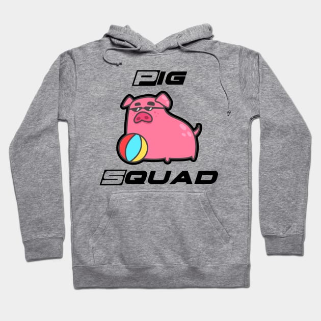 Pig Squad Funny Farm Animal Gift Hoodie by chrizy1688